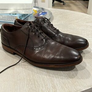 Cole Haan Broadway Wing Tip Oxford - Burgundy Size US13